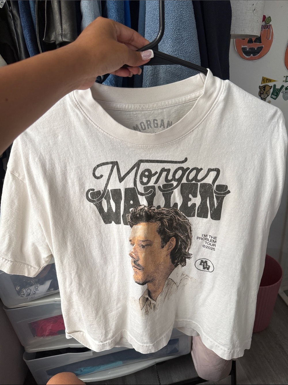 White Graphic Tour T-Shirt